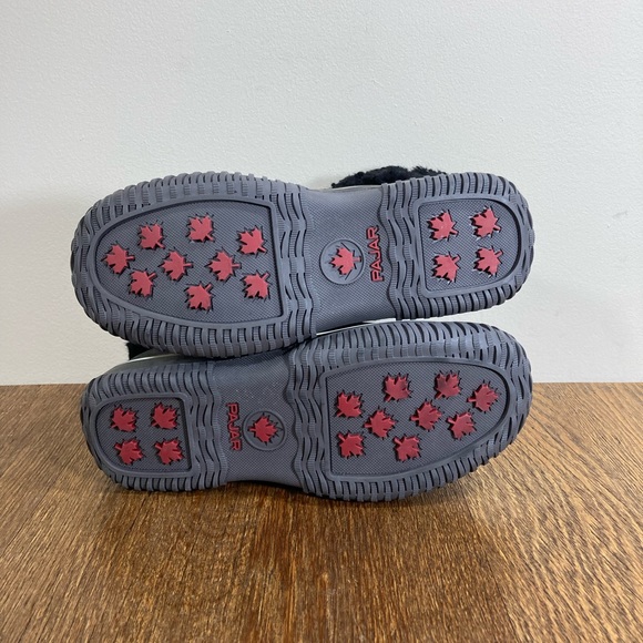 Pajar Galat Waterproof Shearling Collar Black Leather Boot Women’s Size 6/6.5 - Picture 10 of 13